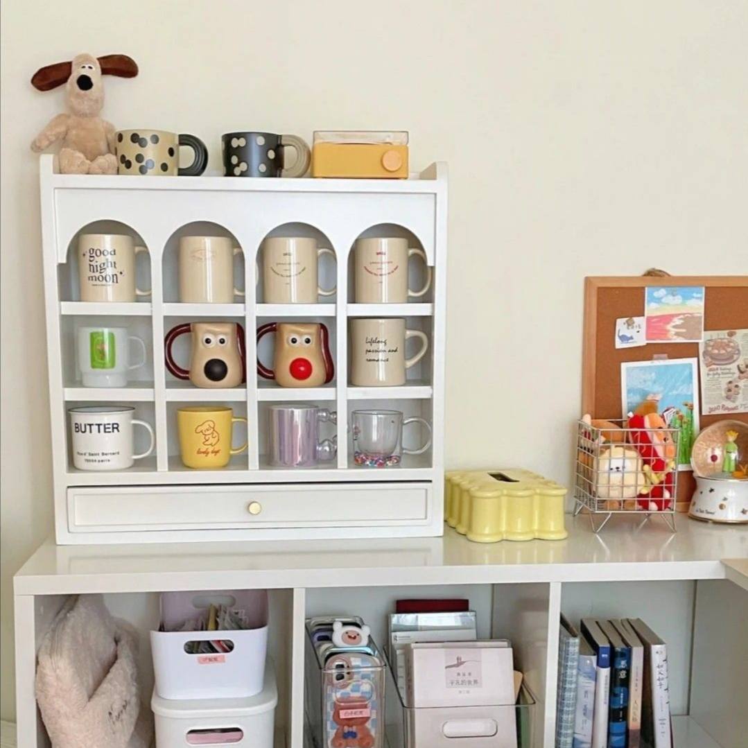 بيت المجات الملكي بدرج | Royal Mug House with  Drawer