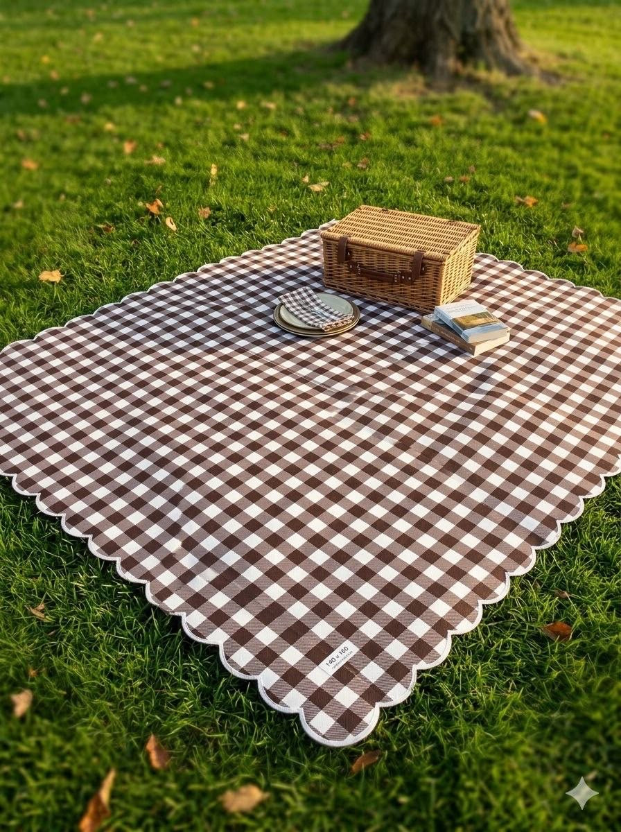 مفارش البيكنك التريند - تصميم الكرز والفيونكة الوردي | Trendy Picnic Blankets - Cherry & Pink Bow Design