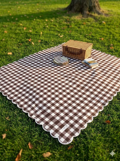 مفارش البيكنك التريند - تصميم الكرز والفيونكة الوردي | Trendy Picnic Blankets - Cherry & Pink Bow Design